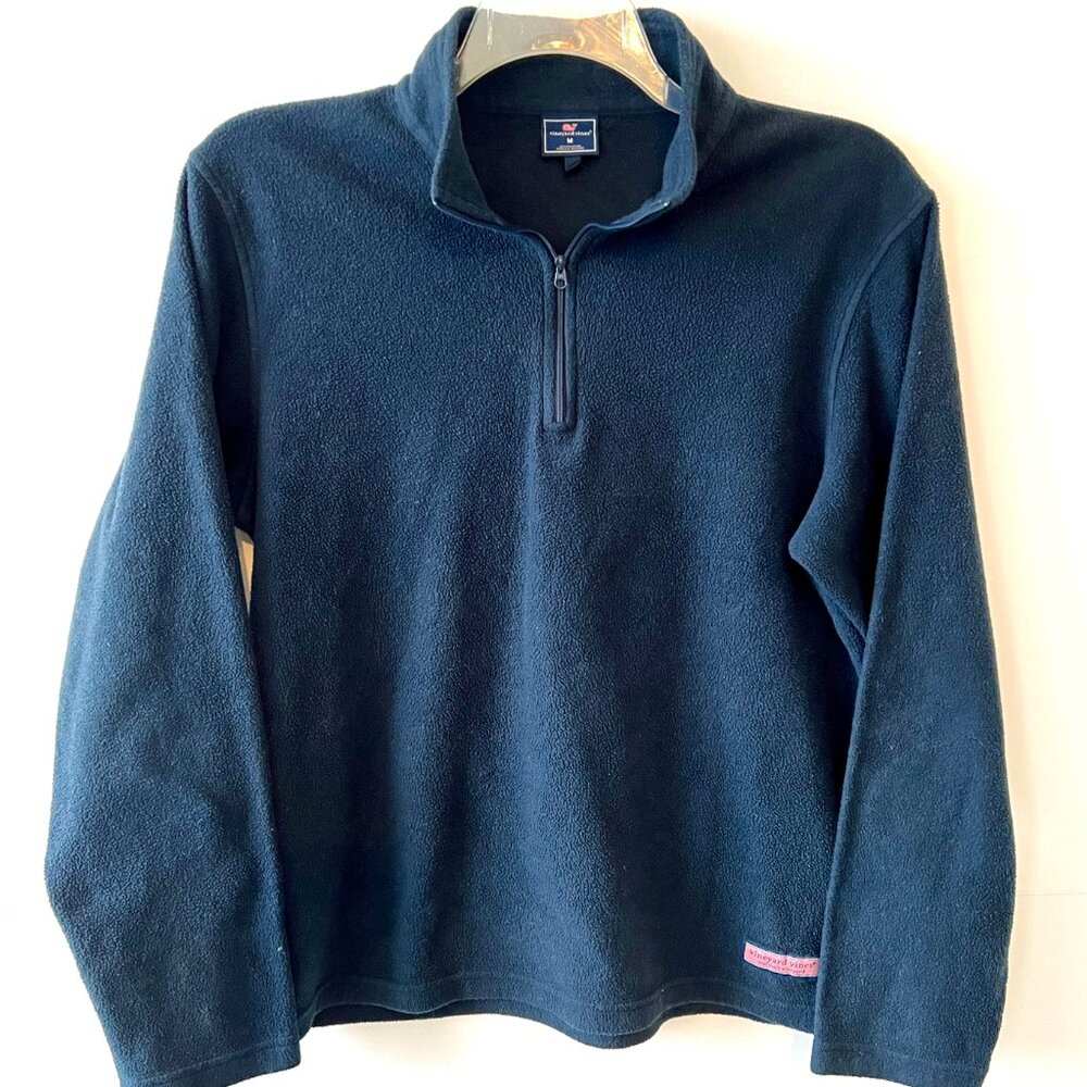 Vineyard Vines Men's Quarter Zip Fleece Pullover Size Medium